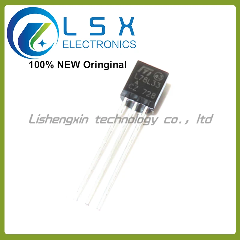 10 шт. оригинальный чип l78l33adapter 78L33 TO-92, Трехконтактный регулятор напряжения, посылка TO92 L78L33