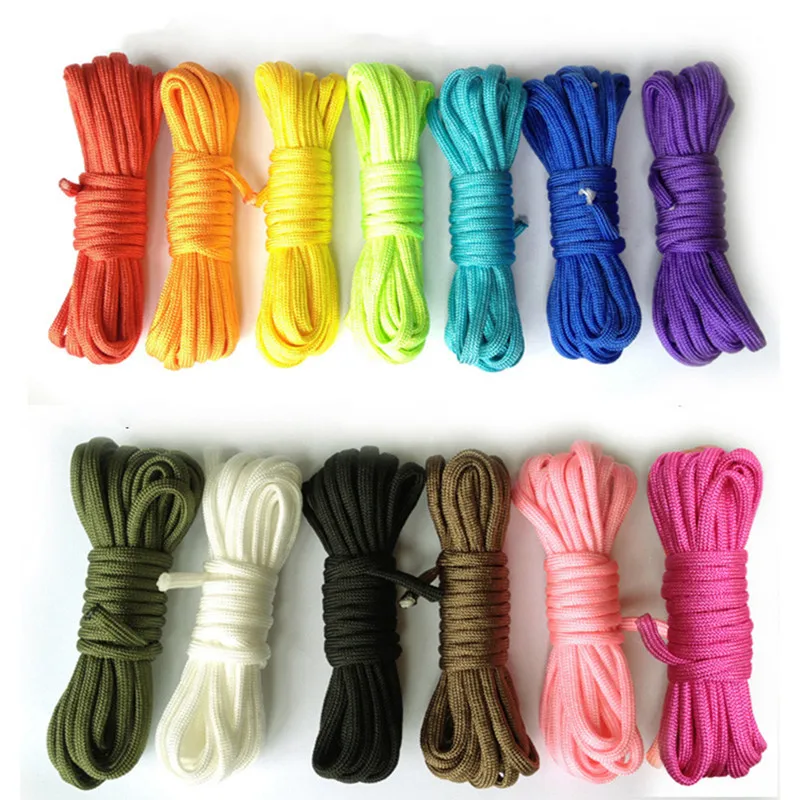 

10yards 4mm Umbrella Rope Colourful Cord Rope Home Decor Accessories DIY Handmade Jewelry Bracelet Textile Decor Camping Rope