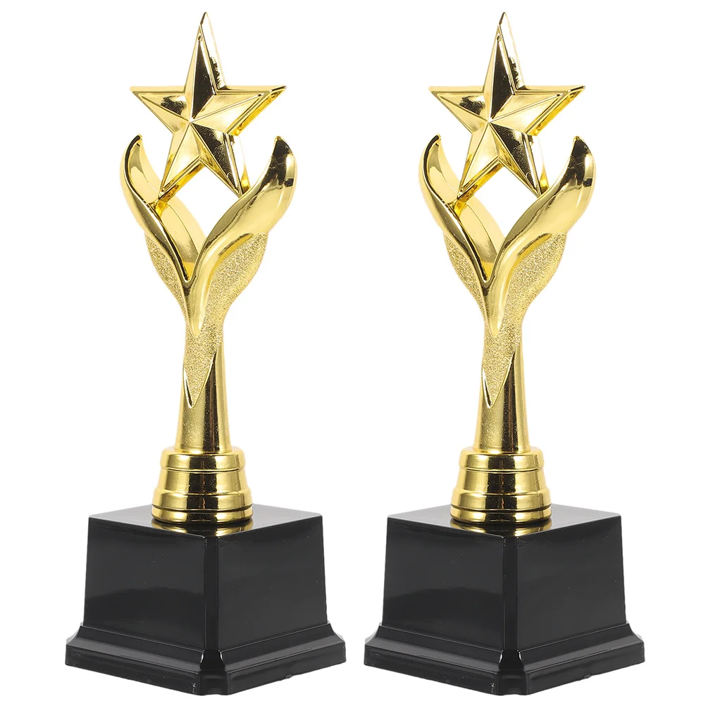 

2 Pcs Ceremony Trophy Cup Party Decor Prizes Kids Cup Kindergarten Abs Celebration Student Adults