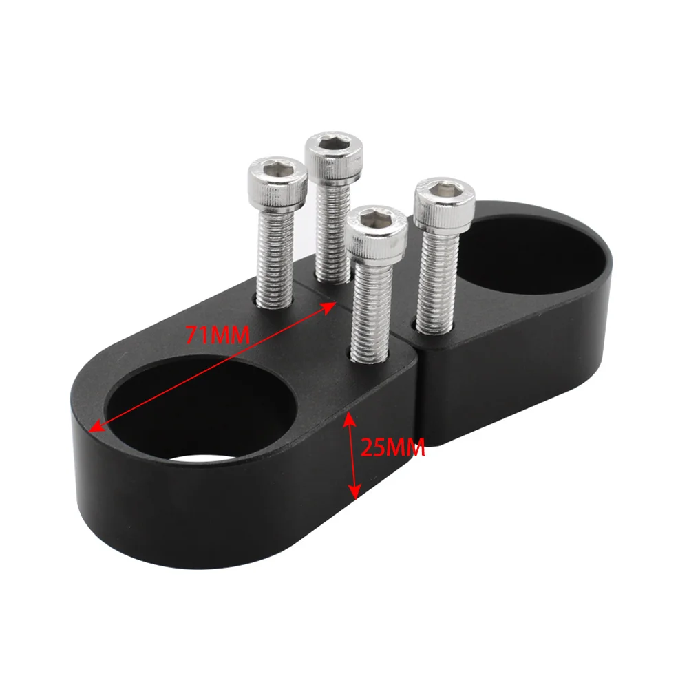 1 пара черных мотоциклетных алюминиевых прокладок на руль для Kawasaki Ninja EX250 250R 300 300R