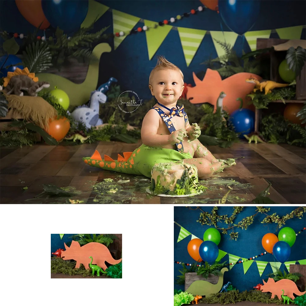 

Jurassic World Background Photography Studio for Birthday Boy Customize Photo Backdrops Jurassic Park Dinosaur Party Decorations