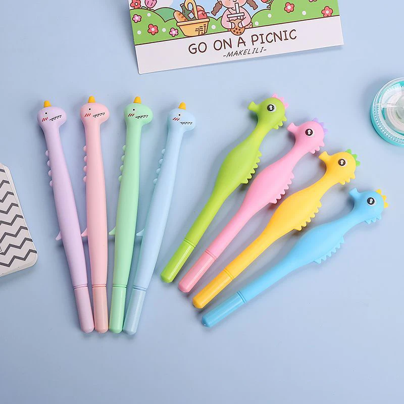 

Cute Cartoon Cactus Gel Pen Plants Neutral School Office Supply Writing Stationery Cute Kawaii Creative Pretty Lovely Pens