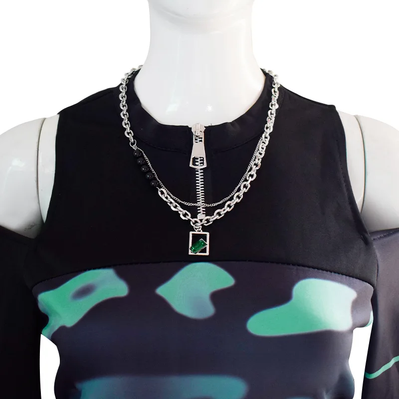 Shiraishi An косплей костюм парик ожерелье Аниме Косплей вечерние Хэллоуин Униформа Cos