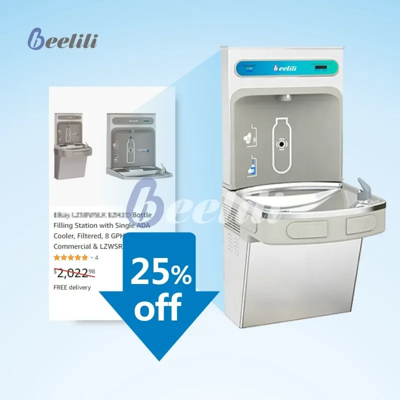 Beelili Настенный диспенсер для горячей и холодной воды аэропорта общественных мест