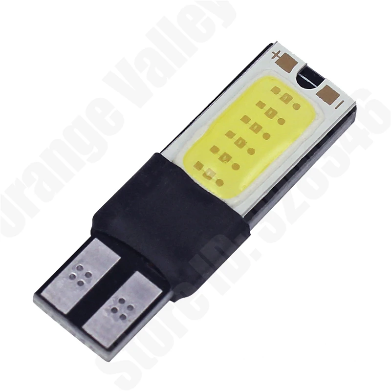 10 шт. T10 LED 194 168 W5W COB интерьерная лампа для стоянкы резервные тормозные лампы Canbus