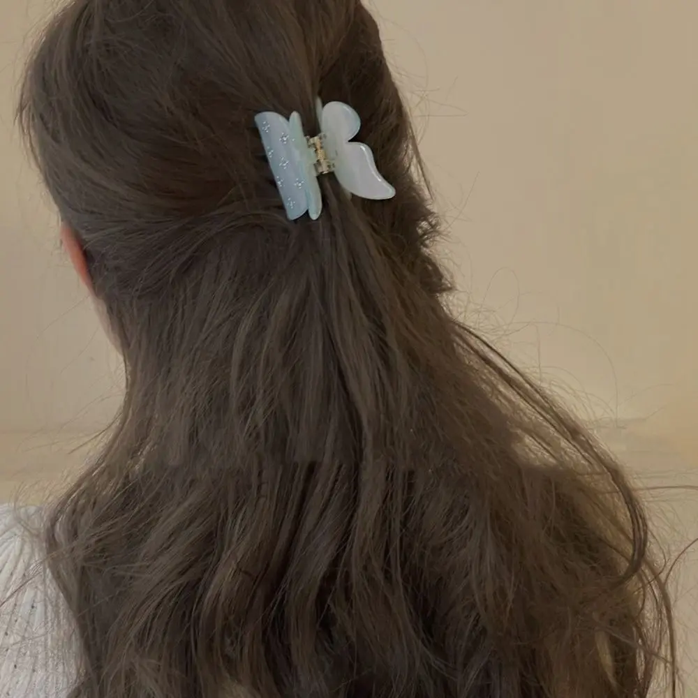 

Diamond Bowknot Bow Hair Clip Korean Style Headwear Female Hair Accessories Acetic Acid Hair Clip Rhinestone Hair Claw