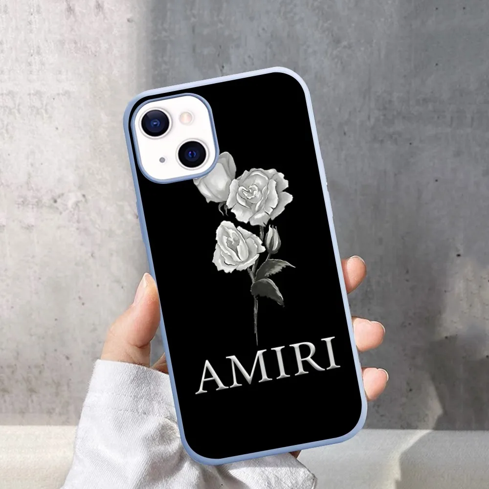 Чехол для телефона A-Amiri IPhone 14 11 12 13 Mini Pro Xs Max 8 7 6 6S Plus X XR однотонный чехол ярких