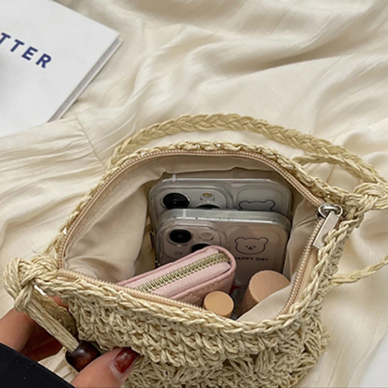 Женские сумки-мессенджеры тканая сумка через плечо с кисточками повседневная