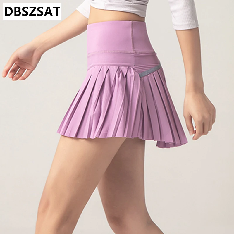

2022 New Sports And Fitness Shorts Women's Anti-Exposure Outdoor Quick Drying Culottes Running Breathable Gym Short Skirt Skirt