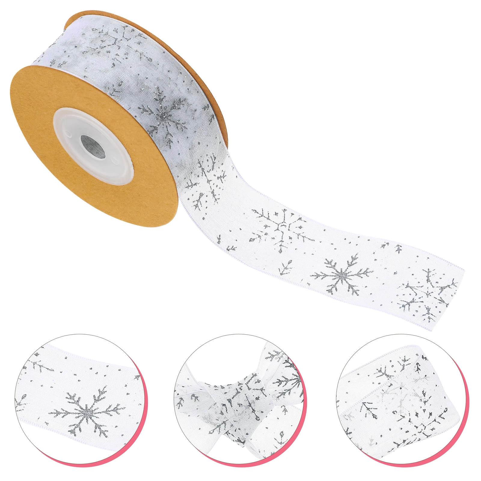 Прозрачная лента в виде снежинки принадлежности для упаковки подарков