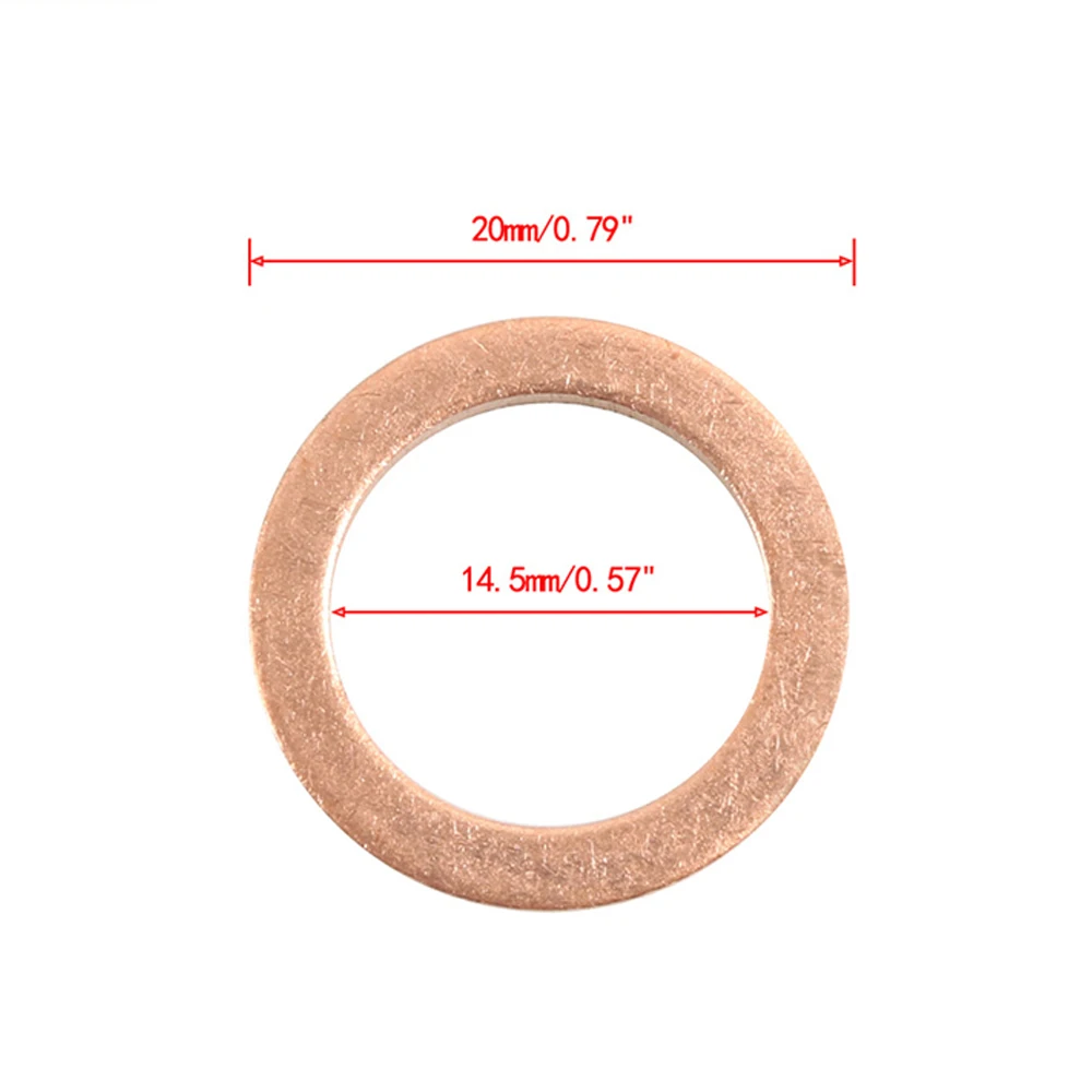 100 шт. дробильные шайбы для сливной пробки масла 007603014106 Mercedes-Benz A220 2019-2021