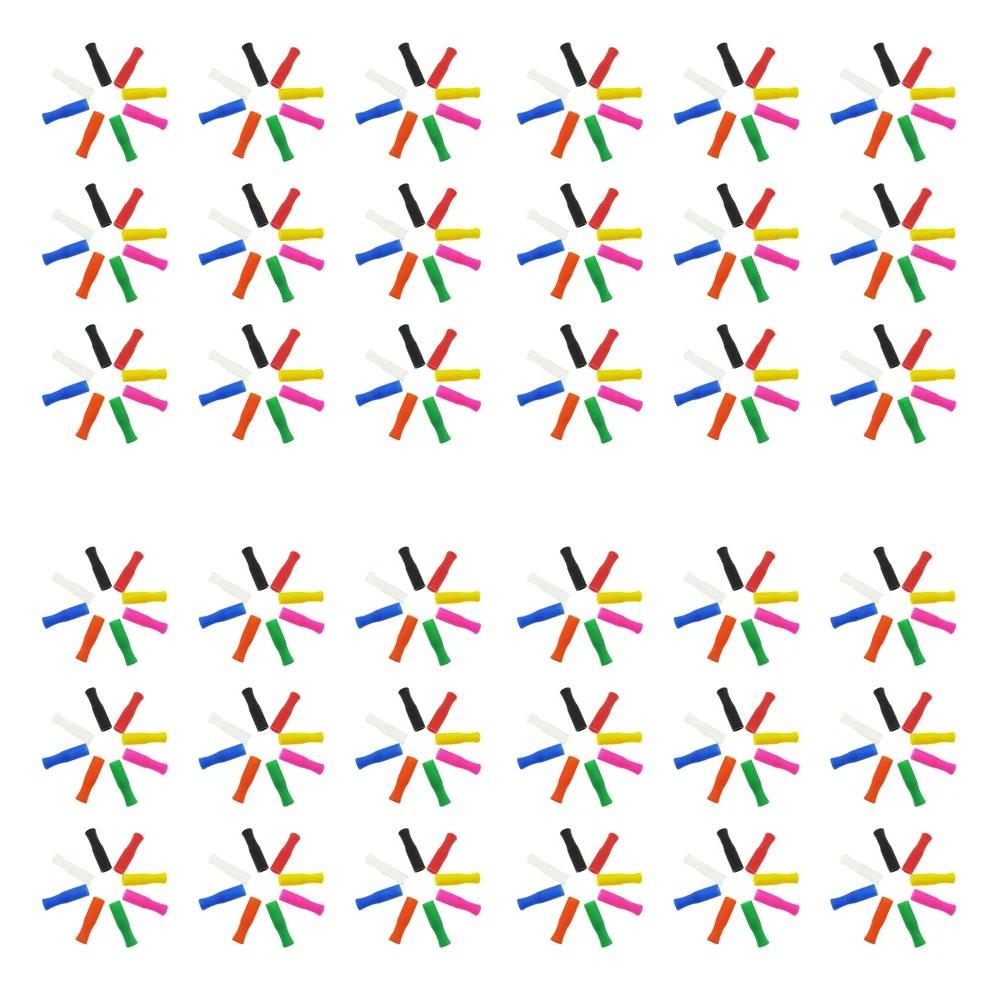 

100 шт., силиконовые трубочки для напитков