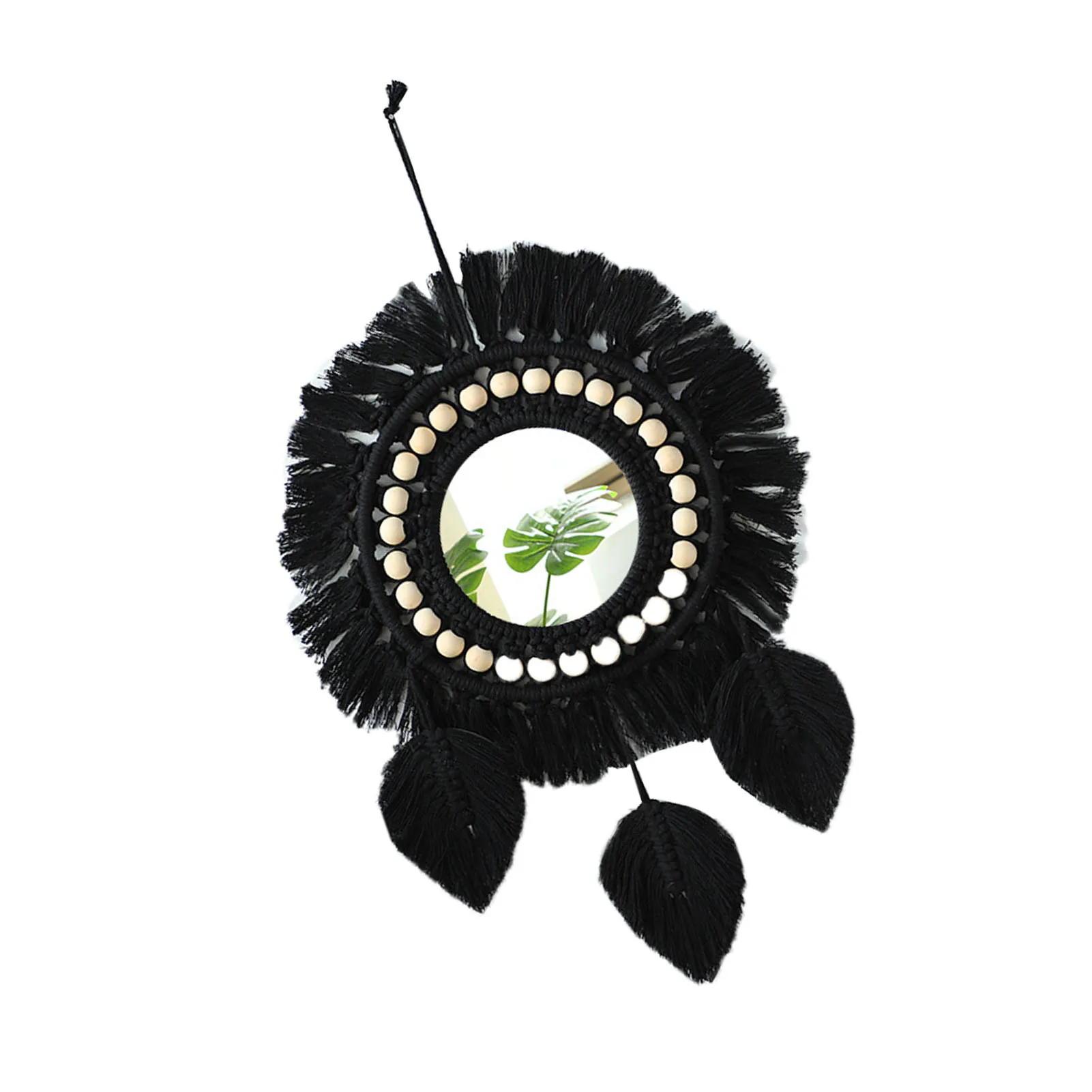 

Decor Hanger Mirror Decorative Round Mirrors Boho Home Decor Wall Hanger Mirror For Living Room Decoration