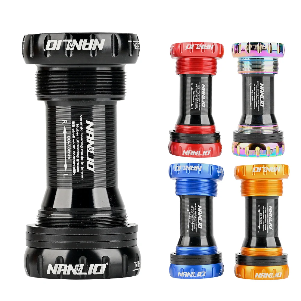 Nanlio BSA Велосипедный Каретка Из Алюминиевого Сплава Водонепроницаемая Система