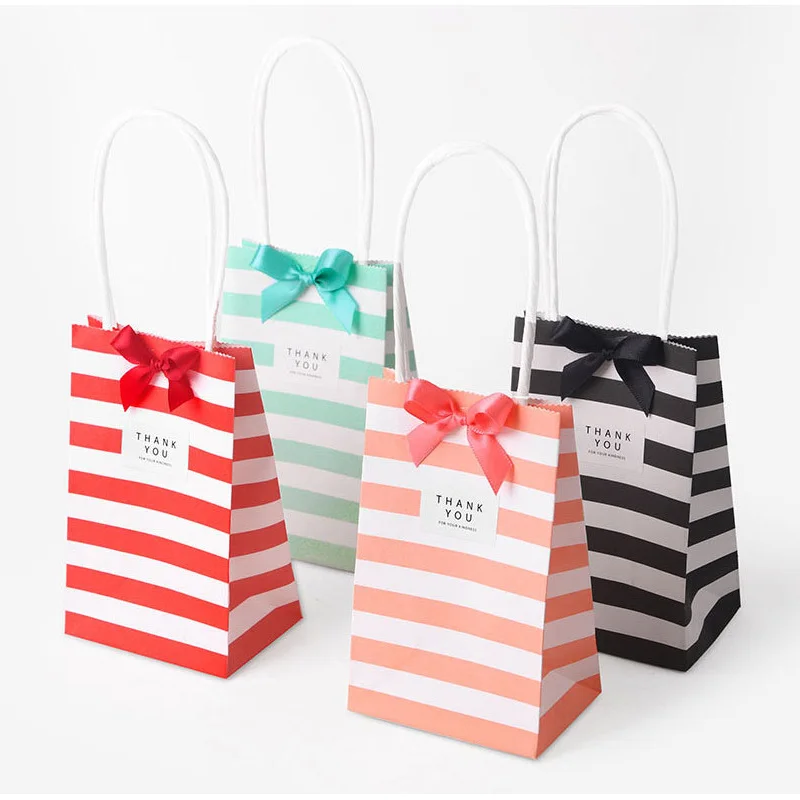 

10pcs Small Mini Gift Bag with Handles Wedding Decoration Birthday Decoration Event Party Supplies Paper Gift Bag for Jewelry