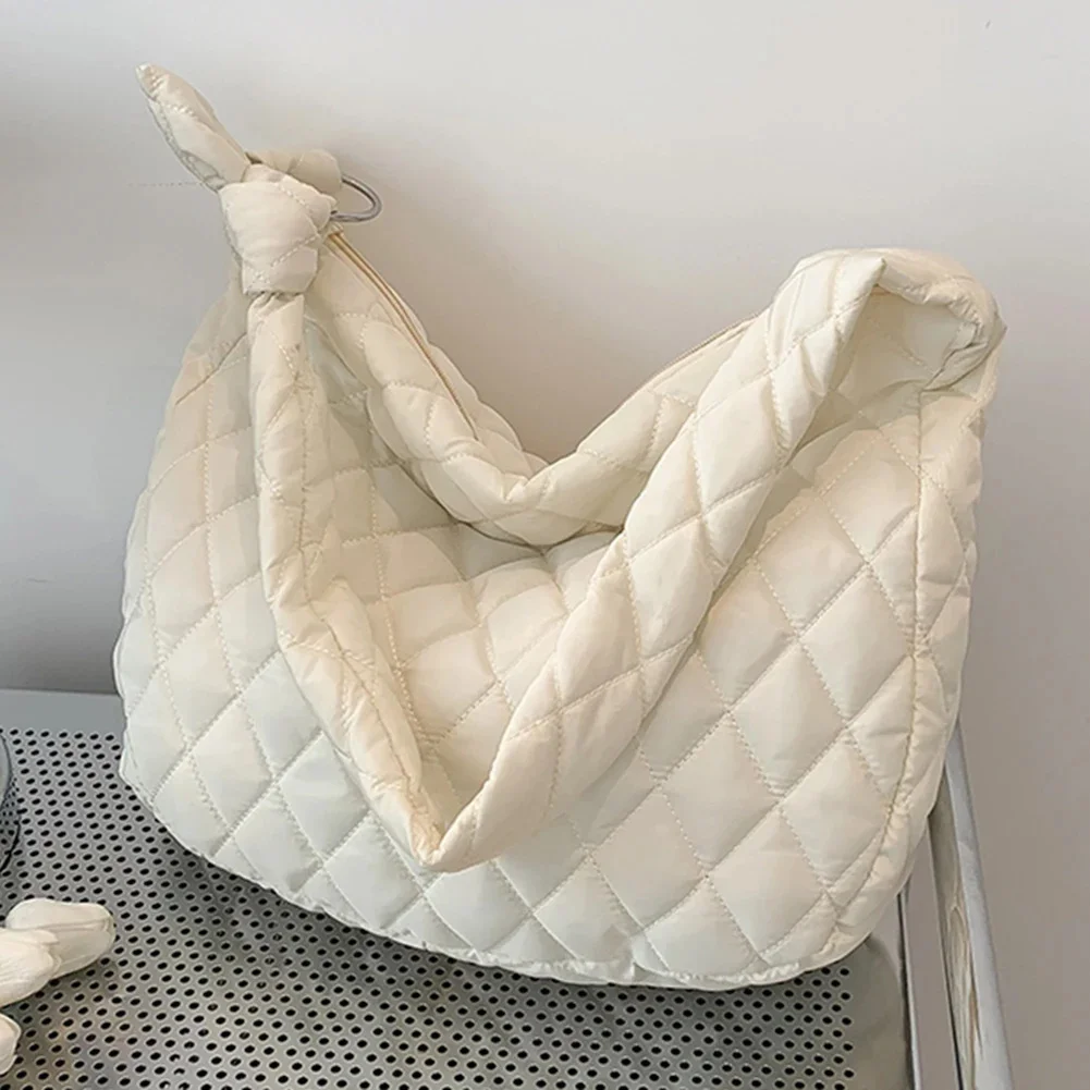 

Luxury Designer Lightweight Nylon Padded Shoulder Bag for Women Hobos Purse Trend Quilted Hobo Bag Sling Crossbody Bags Pouch