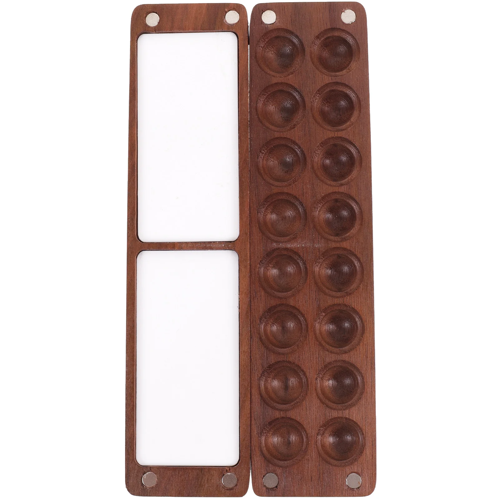 Палитры деревянный поддон для красок мини-акварель детский футляр пигментов