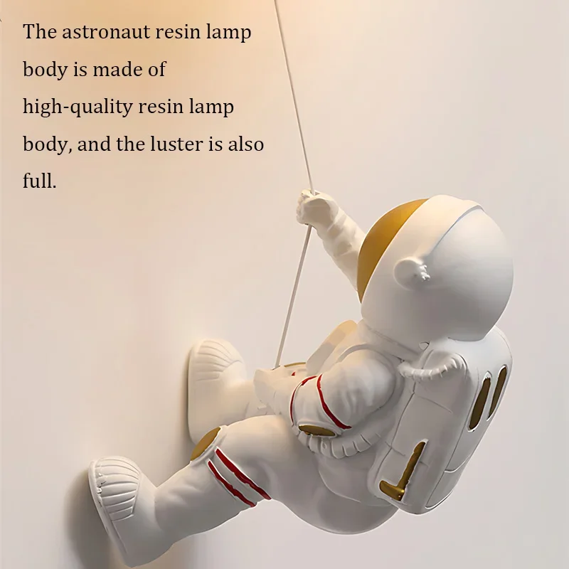 Астронавт искусственная настенная лампа современный креативный с 3D печатью