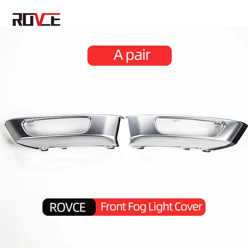 

Передняя противотуманная фара ROVCE, накладка на рамку для Range Rover Sport 2014-2017 L494 ABS, хромированная рамка противотуманных фар LR 045224 LR 045225