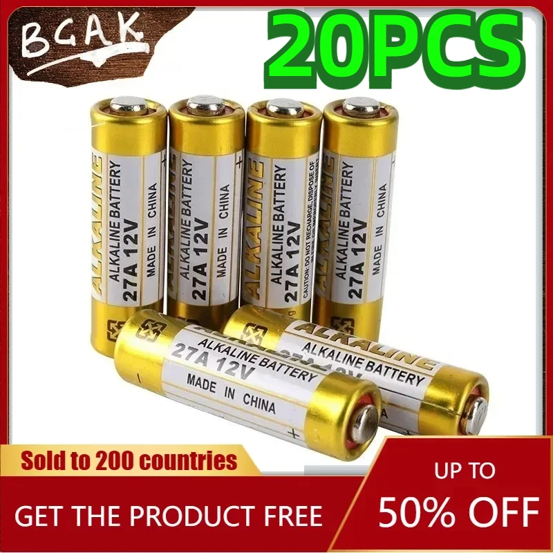 Универсальный щелочной аккумулятор BCAK 12 В A27 27A G27A MN27 MS27 L828 игрушечный дверной