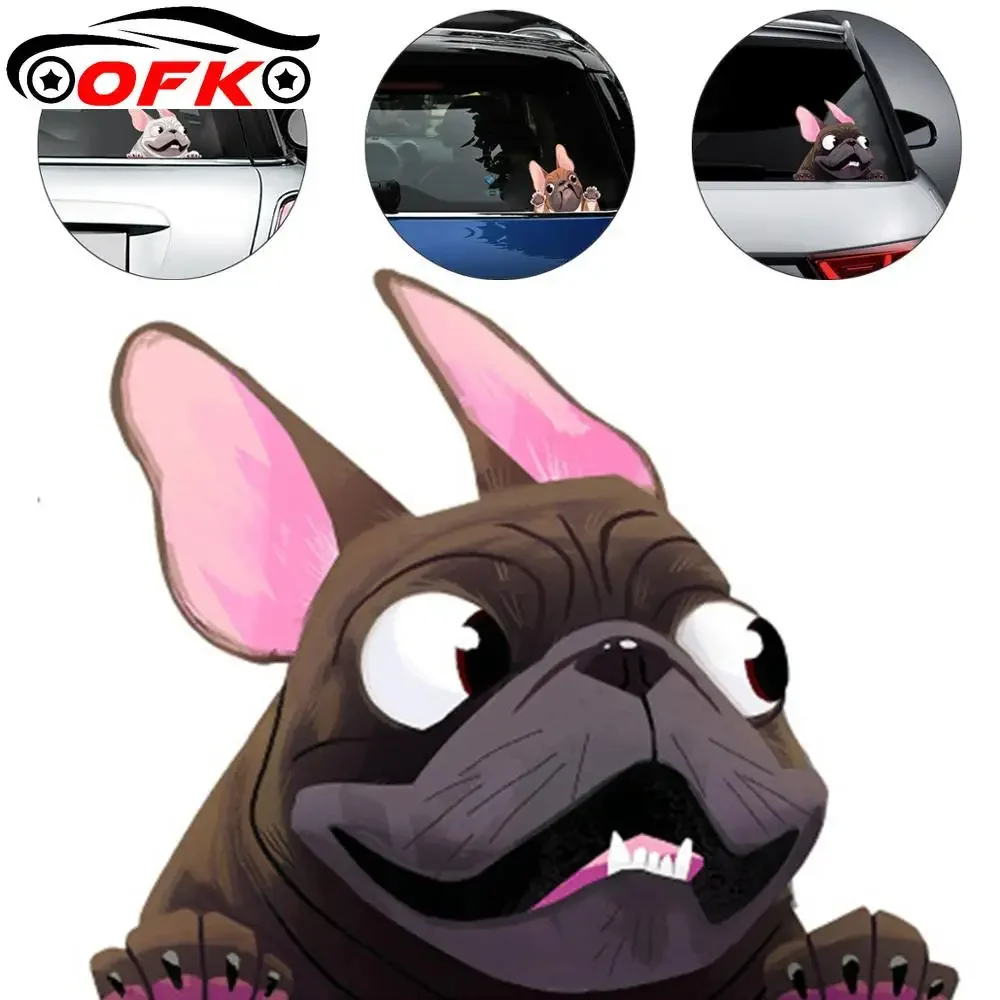 Декоративные аксессуары в виде французского бульдога для защиты от царапин