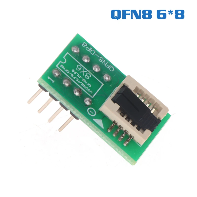 

Медный адаптер DFN8 WSON8 MLF8 MLP8 QFN8 to DIP8 6*5 мм 6*8