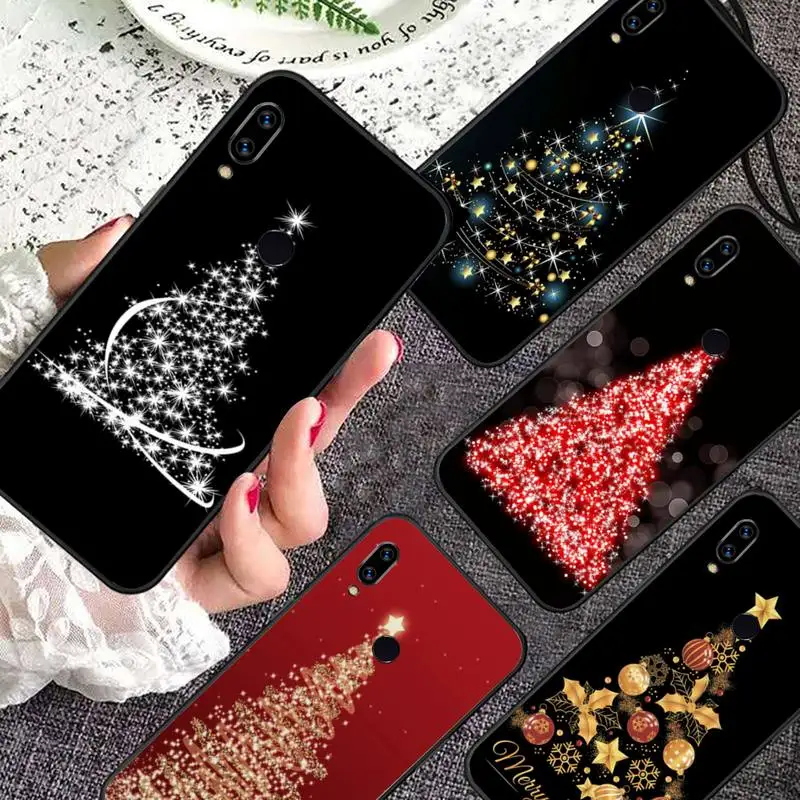 

Marry Christmas Tree New Year gift ELK Phone Case For Xiaomi Redmi note 7 8 9 11 i t s 10 A poco f3 x3 E pro lite shell coque