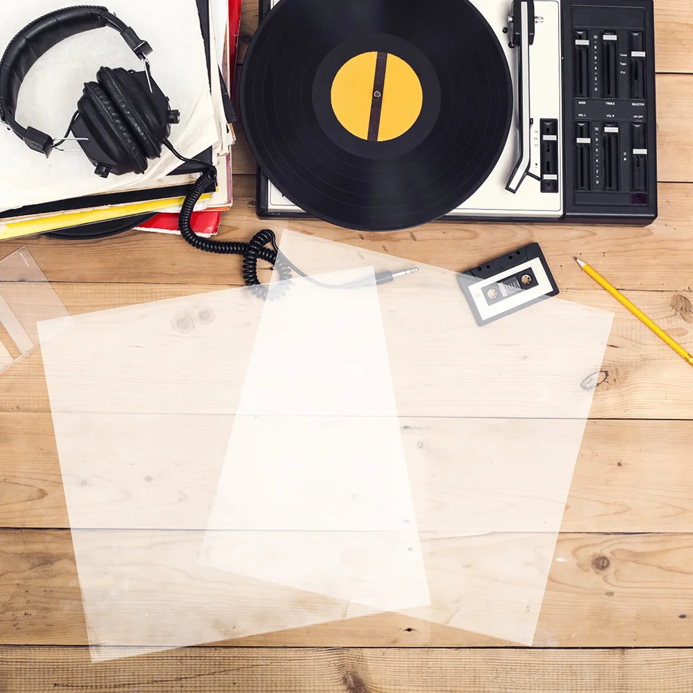 

Protective Film Vinyl Album Cover Record Supplies Protection Bag Sleeve Outer