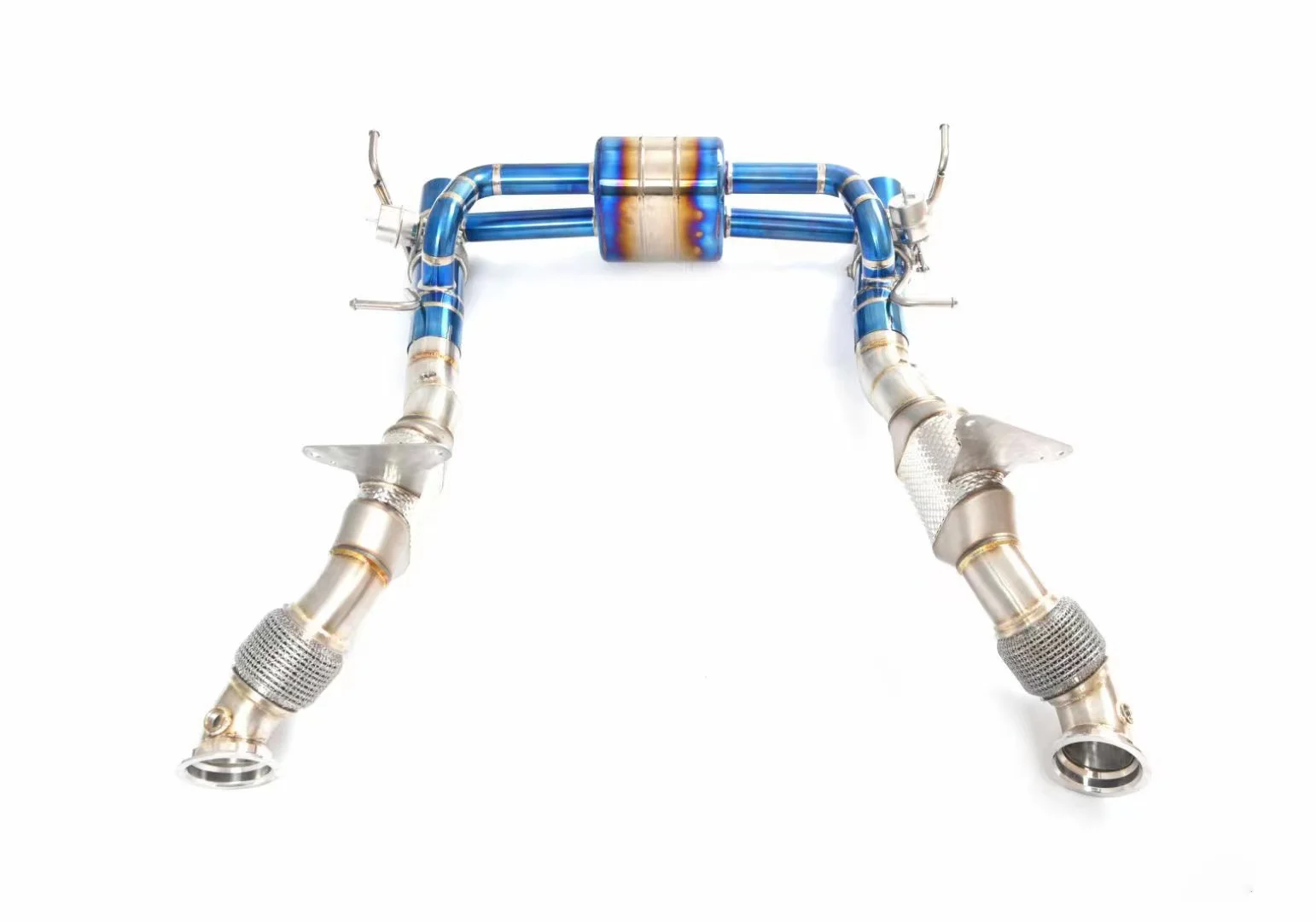 Высокопроизводительная автомобильная выхлопная система из титанового сплава