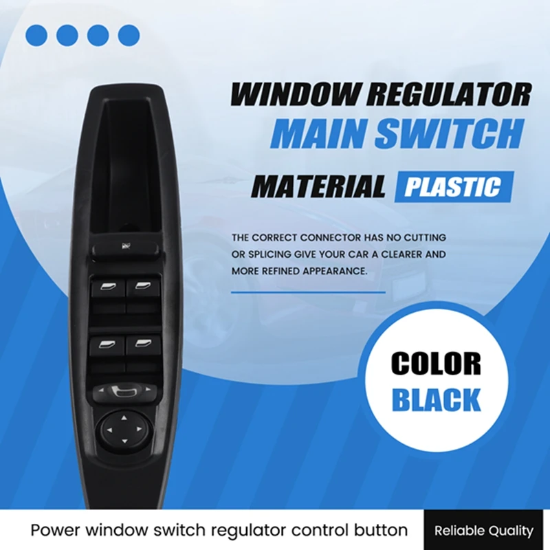 6554HA Переключатель управления стеклоподъемником автомобиля для Citroen C4 2004-2010 6554.HA