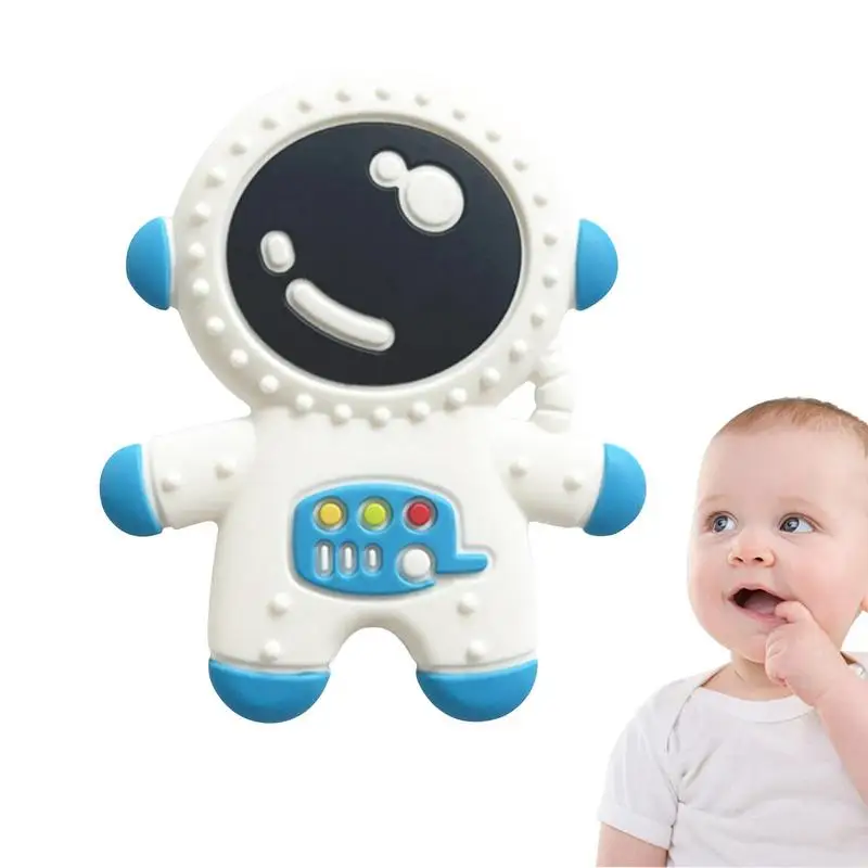 

Детские Жевательные игрушки, детская игрушка-астронавт для прорезывания зубов, мягкая гибкая жевательная игрушка для детей, подарки на день ребенка, красочные милые искусственные игрушки
