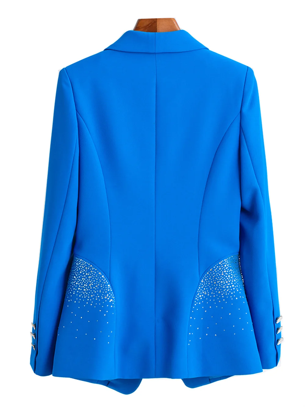 Women Formal Jacket 2023 New in Office Ladies Business Work Wear Long Sleeve Female Blue Black White Blazer