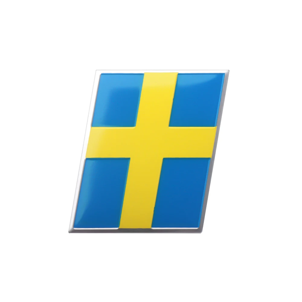 

3D Aluminum Car Rear Trunk Decor Sticker for Volvo Polestar Ocean RACE R Design AWD Moose Test Emblem V40 V60 V90 XC60 XC90 XC40