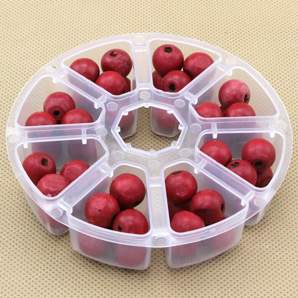

1Pc Hot 8 Slots Pil Case Medicine Box Cutter 7 Day Pill Container Organizer Display Clear Round Weekly