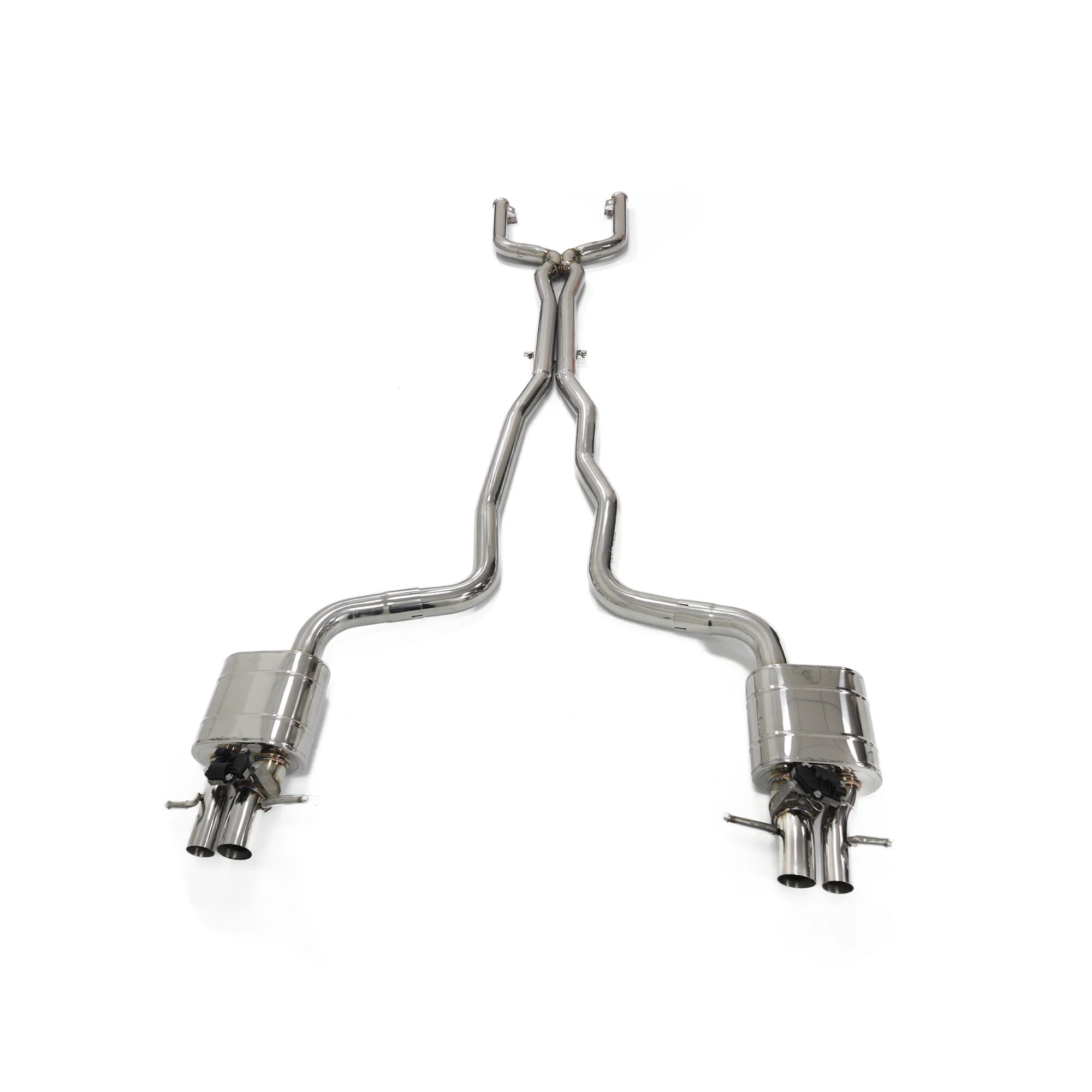 Ouchi выхлопная система из нержавеющей стали для Mercedes Benz AMG C63 W205 2015 + 4.0T V8 с клапаном