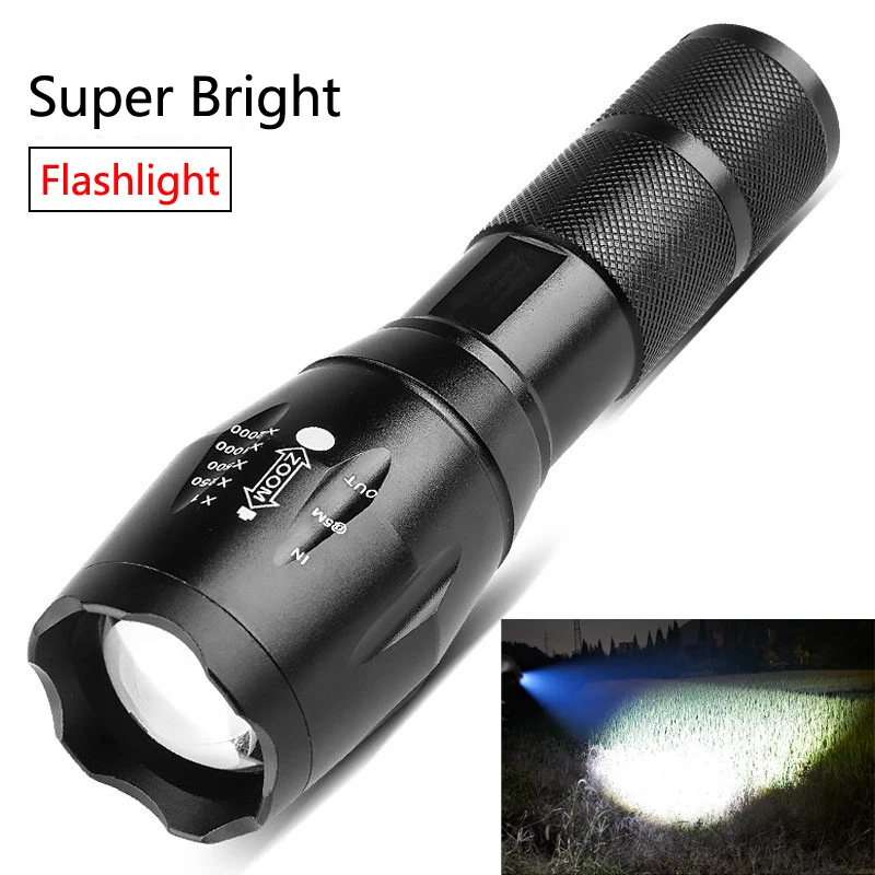 

DUTRIEUX Фонарик LED портативный алюминиевый 3AAA
