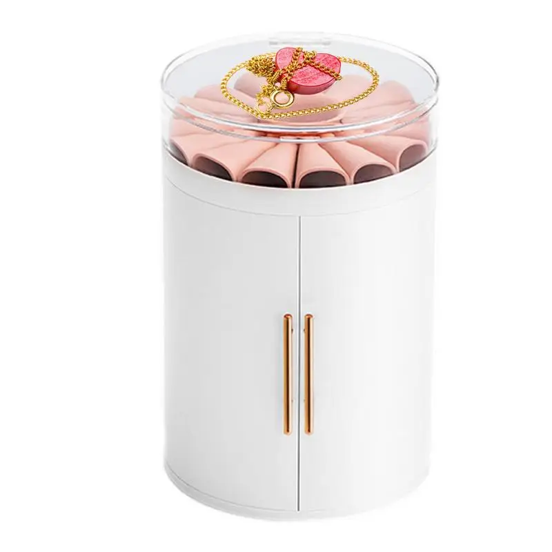 

Jewelry Box For Girls Necklace Storage Case With Drawers 5 Layers Jewelry Display Organizer Holder Boxes For Stud Earrings Rings