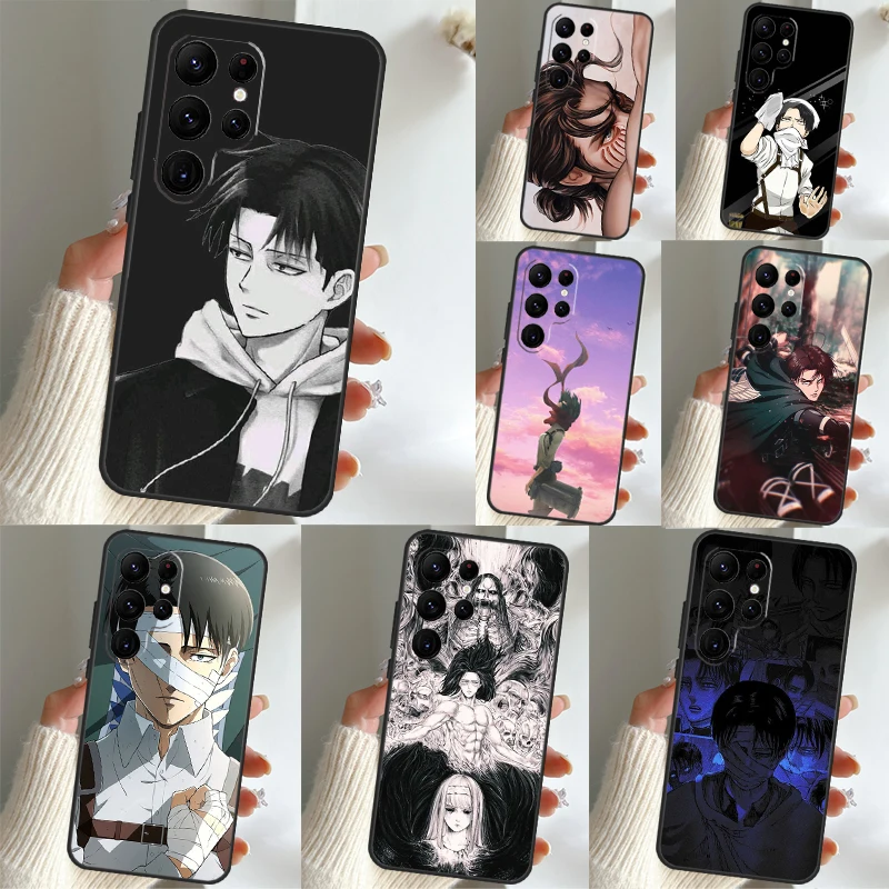 

Anime Attack On Titan Cover For Samsung Galaxy S23 Ultra S21 S20 FE Note 10 Plus S8 S9 S10 S10e S22 Ultra Case