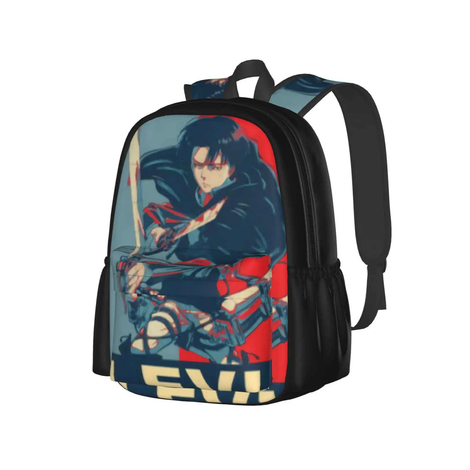 

Сумка Levi Ackermancaptain Levi для мужчин, аниме сумка с индивидуальным логотипом, сумка на заказ, школьная сменная сумка для женщин