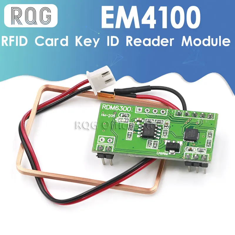Модуль считывания ID-Карт RFID EM4100 125 кГц RDM6300 (RDM630) для Arduino