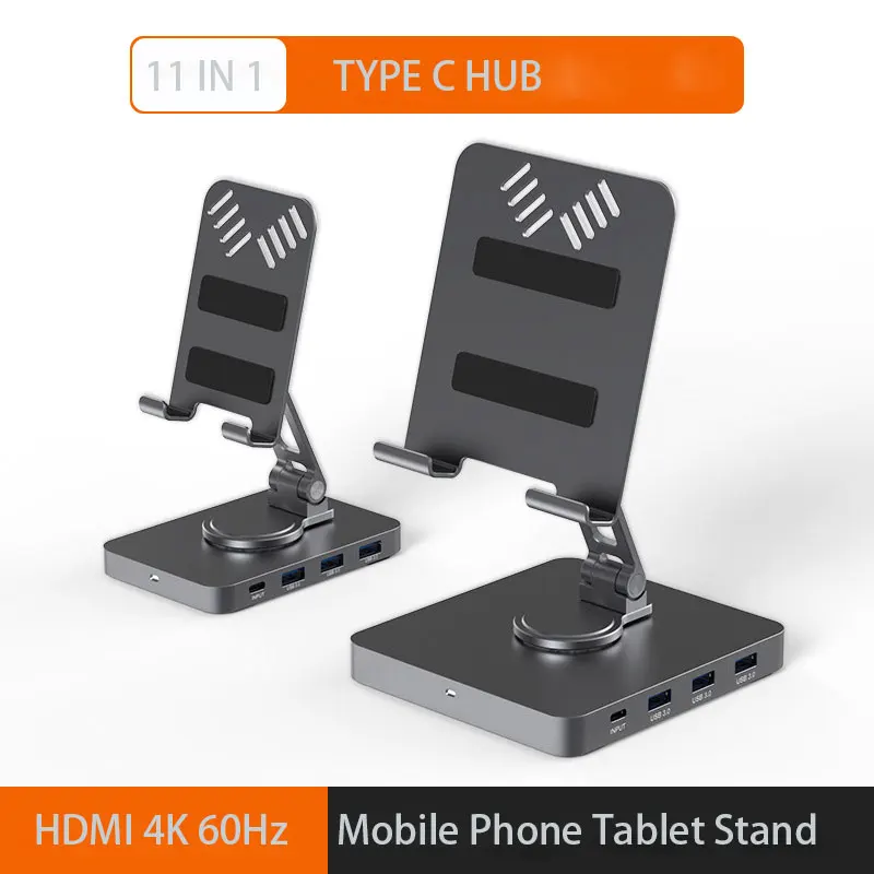 Док-станция 11 в 1 с Usb Type-C на HDMI, 4K, 60H