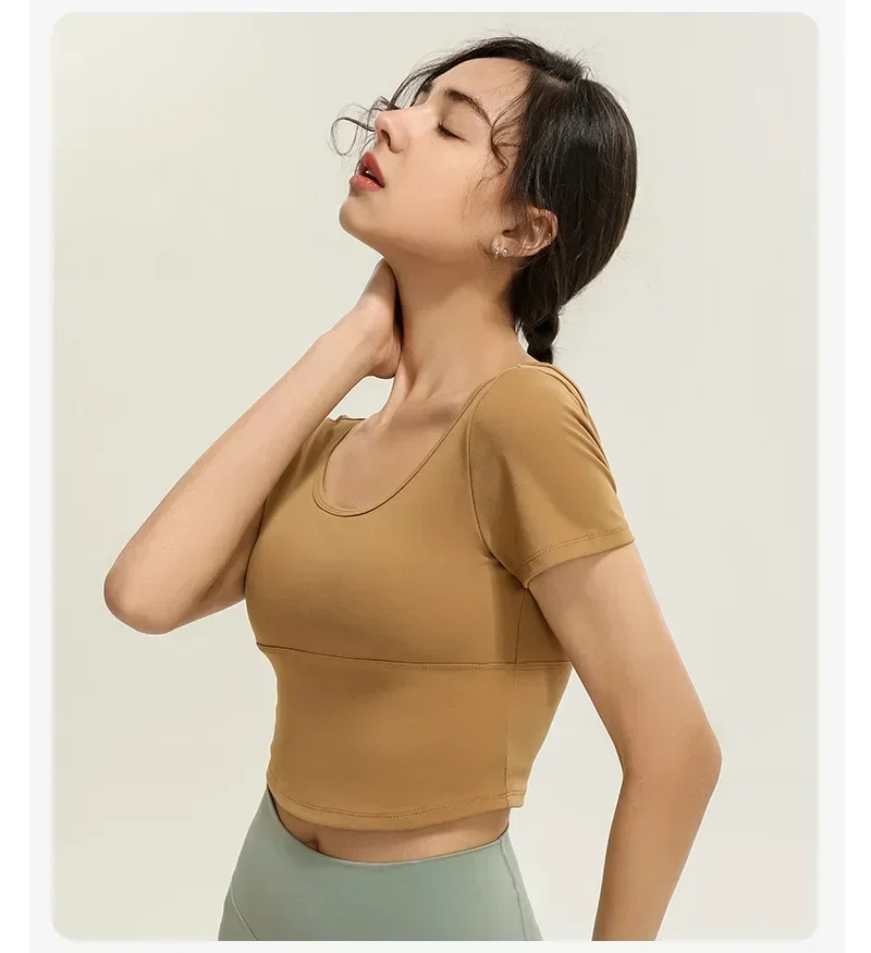 Европейская и американская короткая спортивная футболка с короткими рукавами