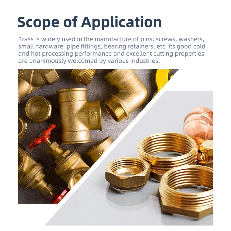260 шт. набор латунных шестигранных винтов без головки M3 M4 M5 M6 3 ~ 10 мм с