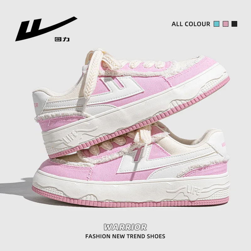 Кроссовки WARRIOR женские на платформе повседневная обувь для скейтборда модные