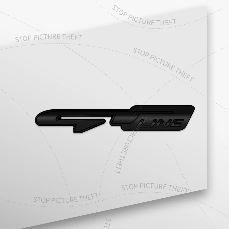 

1 шт. 3D металлический логотип GT Line, решетка, эмблема, значок автомобиля, задний хвост, бампер, наклейка на багажник для Stinger Stonic Optima Rio Sorento K3 K5