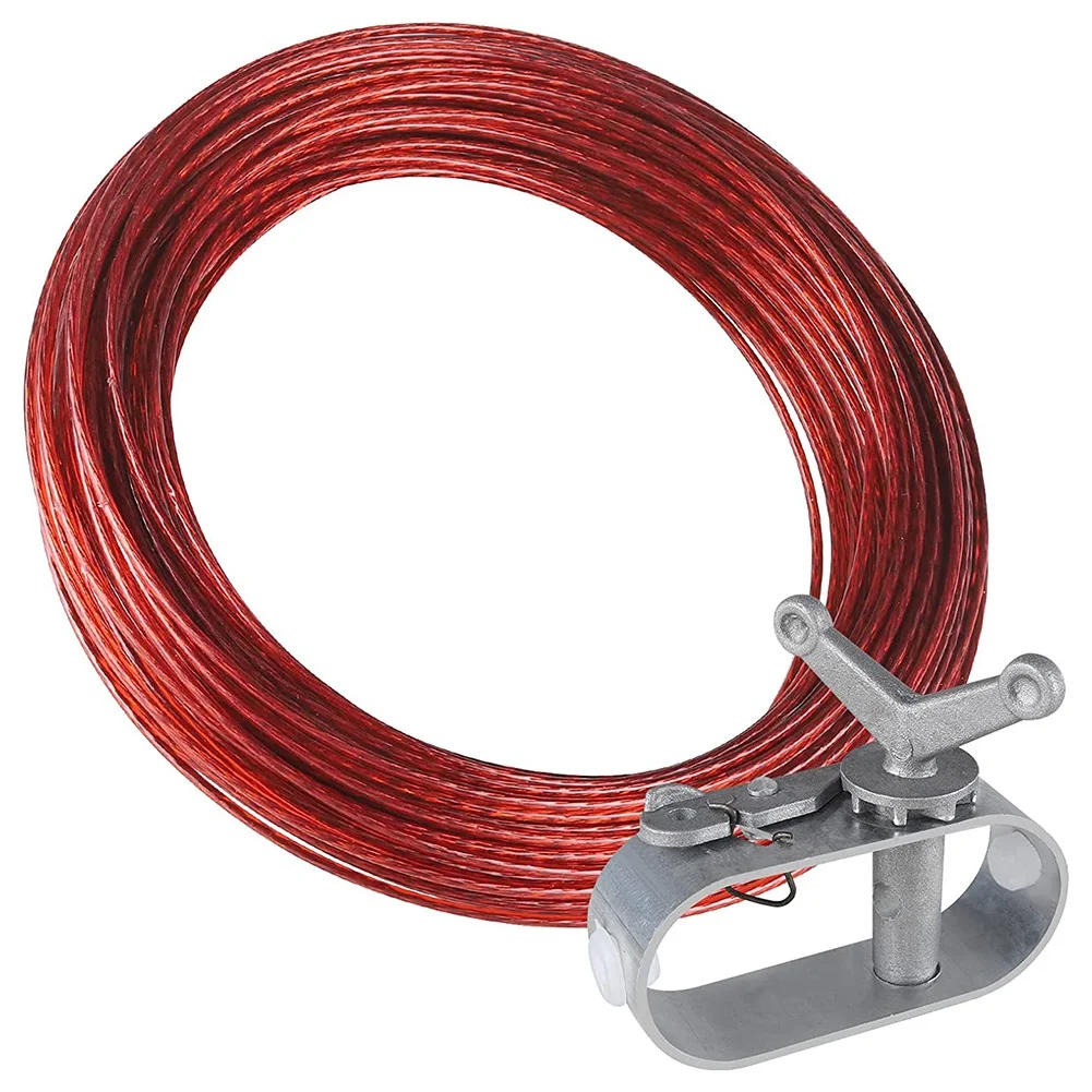 

45M Swimming Pool Cover Cable & Kit,Pool Cover Cable and Ratchet for Swimming Pool Covers,45M