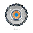 Диск для резьбы по дереву, 4 дюйма, 22 зубца