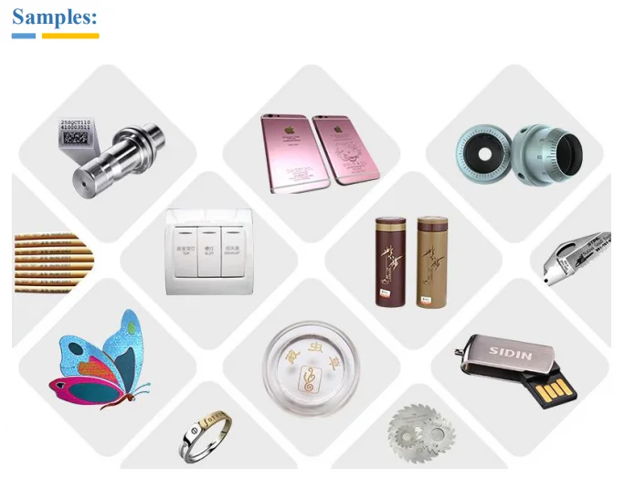 Недорогая портативная волоконная лазерная маркировочная машина 20 Вт