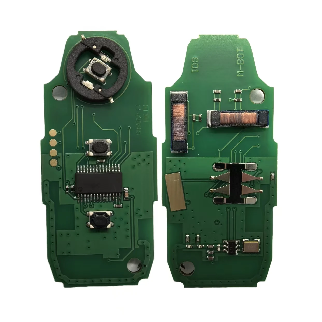 Фото Автомобильный дистанционный ключ Jingxin для Ford Focus Fiesta C-Max Mondeo Ecosport Galaxy Kuga Smart Keyless 2/3 кнопки ID63 + 433 МГц KR55WK48801 №3
