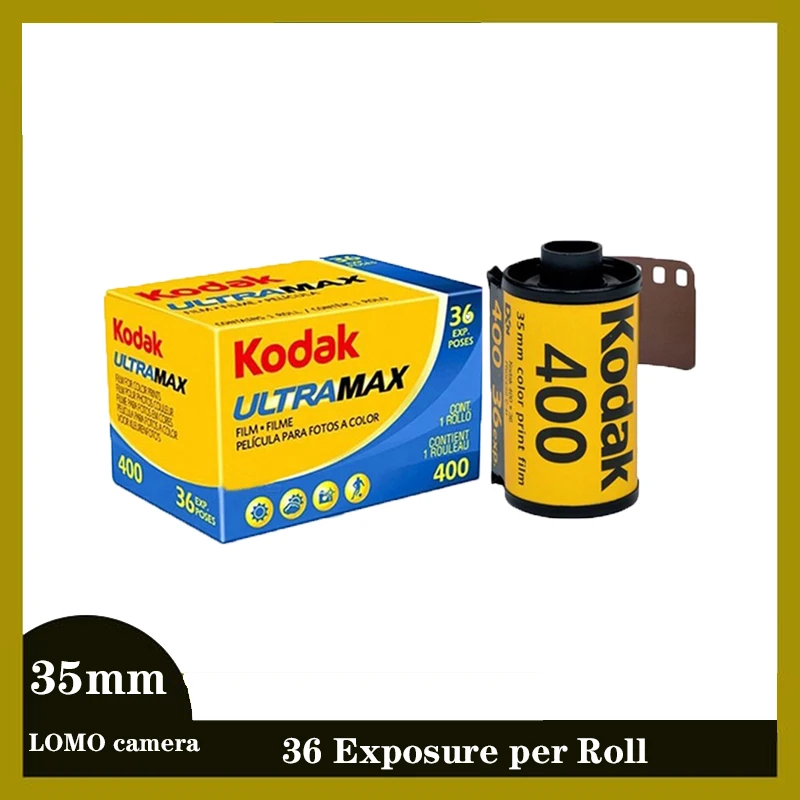 

Цветная пленка KODAK UltraMax 400, 35 мм, подходит для камеры M38/M35, экспозиция 36 в рулоне (Срок годности: 2023)